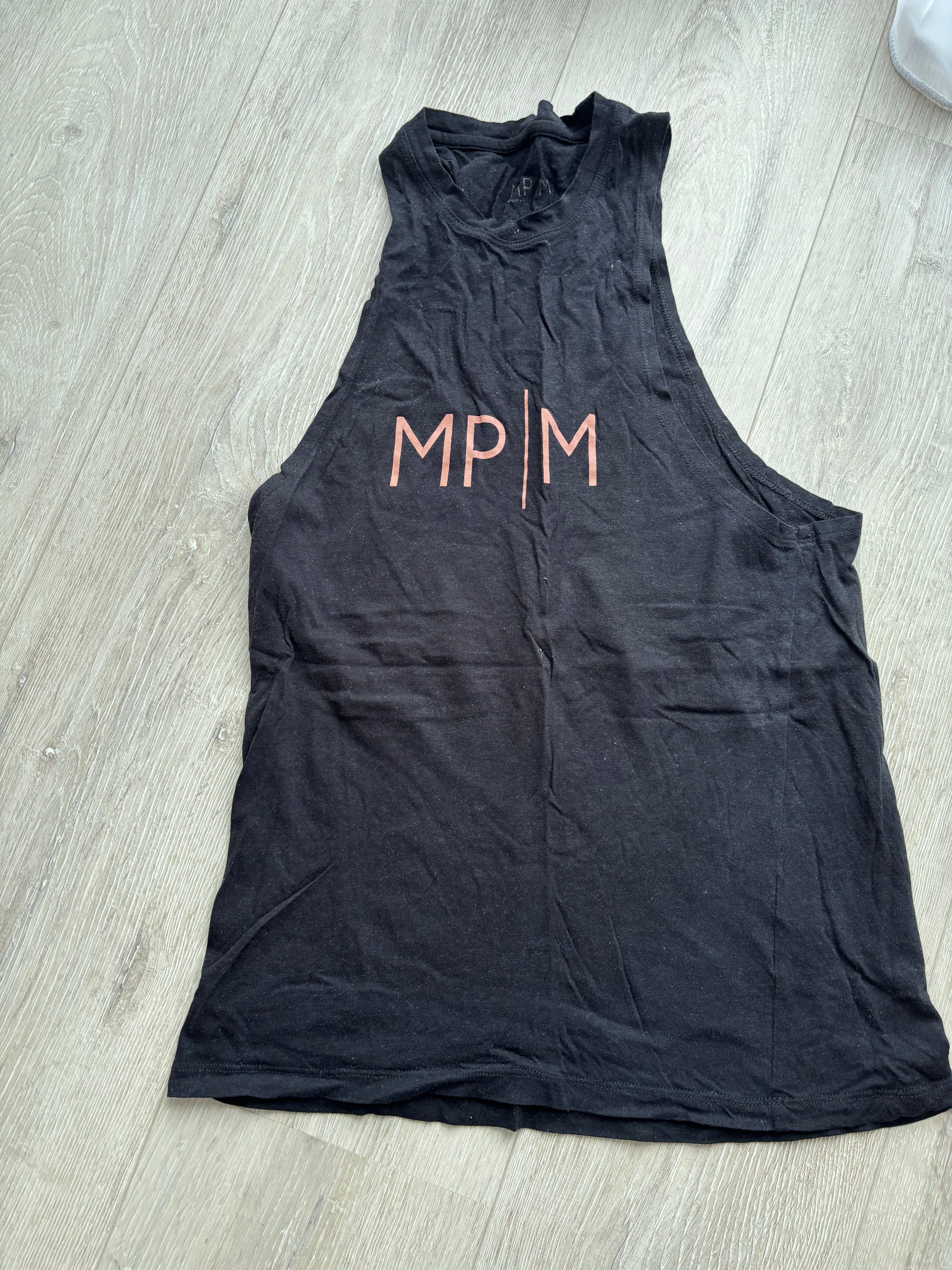 MPM Damen Sport Tanktop Schwarz Racerback Gr. S