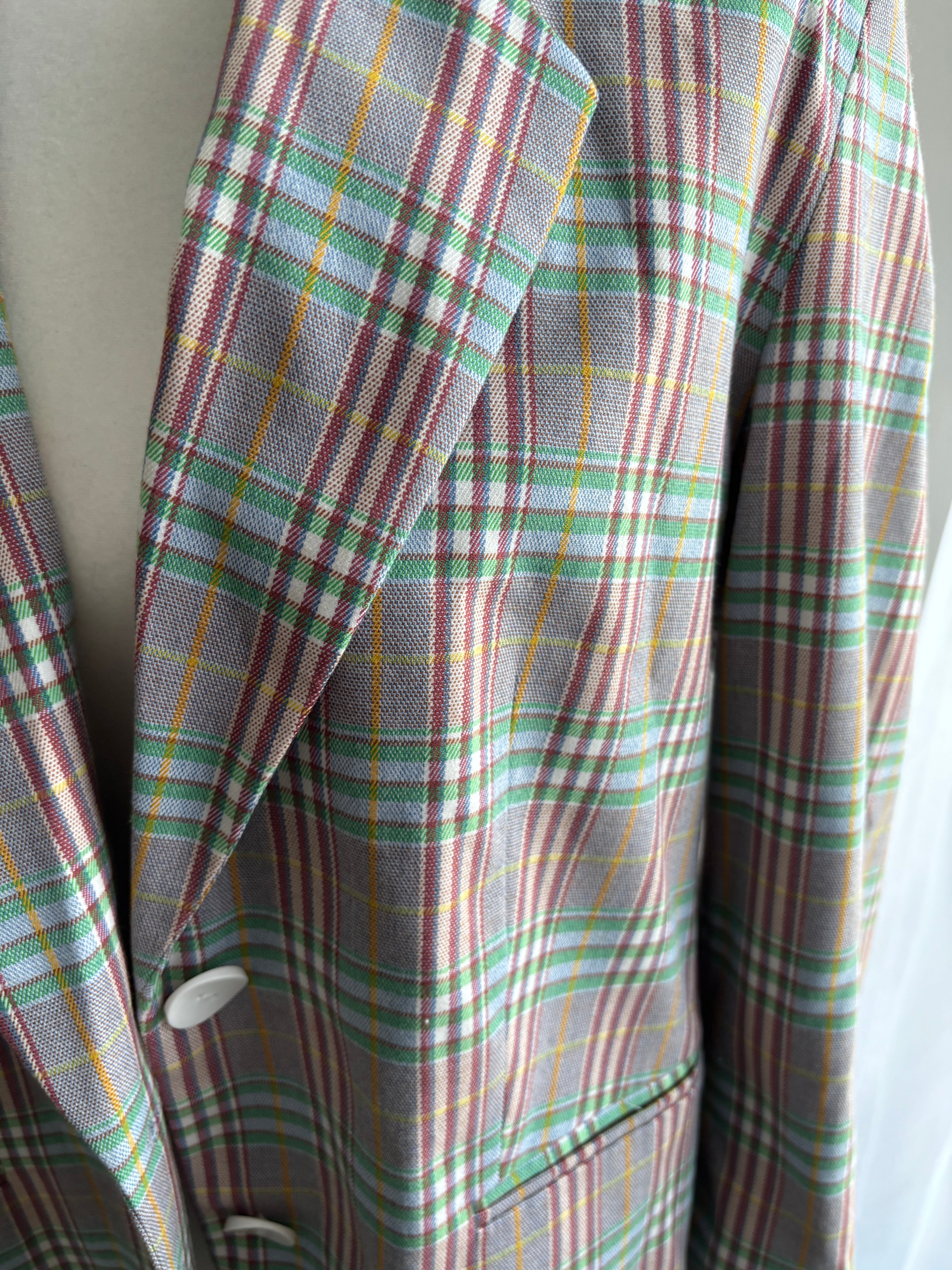 COLLUSION Karierter Oversized Blazer Damen Gr. S | Pastell | Checked