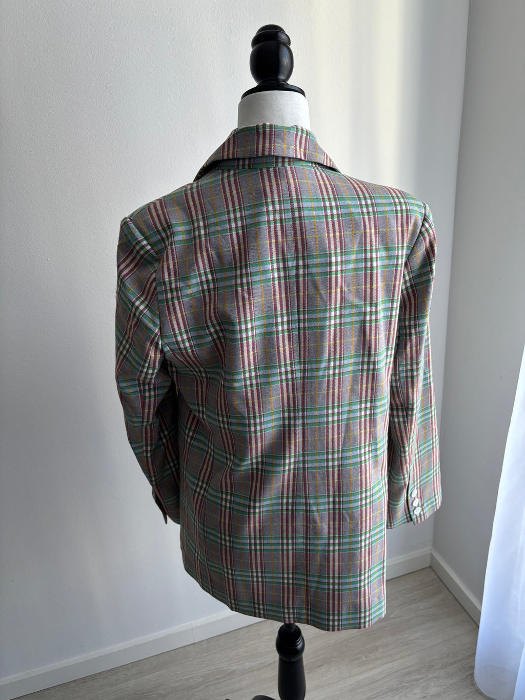COLLUSION Karierter Oversized Blazer Damen Gr. S | Pastell | Checked